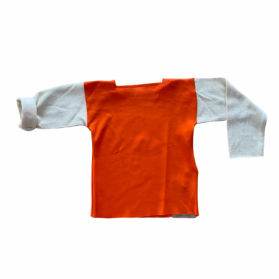 T-shirt évolutif enfant orange - coton bio