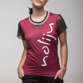 T-shirt de running framboise Arno