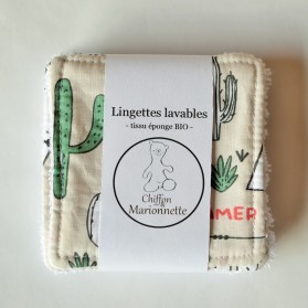 Lingettes Lavables Bio - Indien